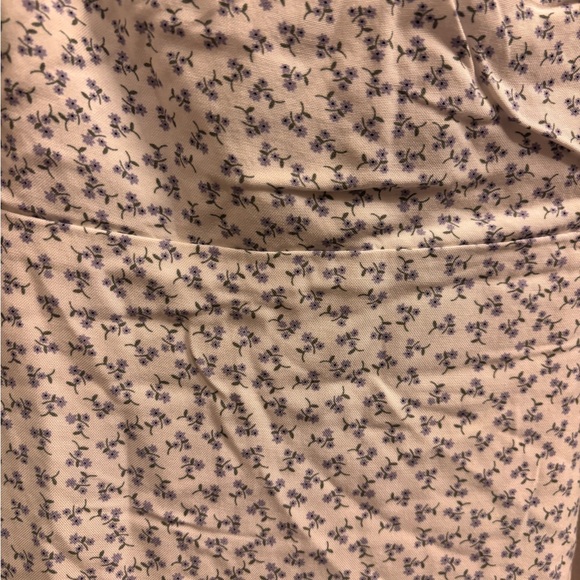 Brandy Melville White and Blue Floral Dress - Picture 4 of 5